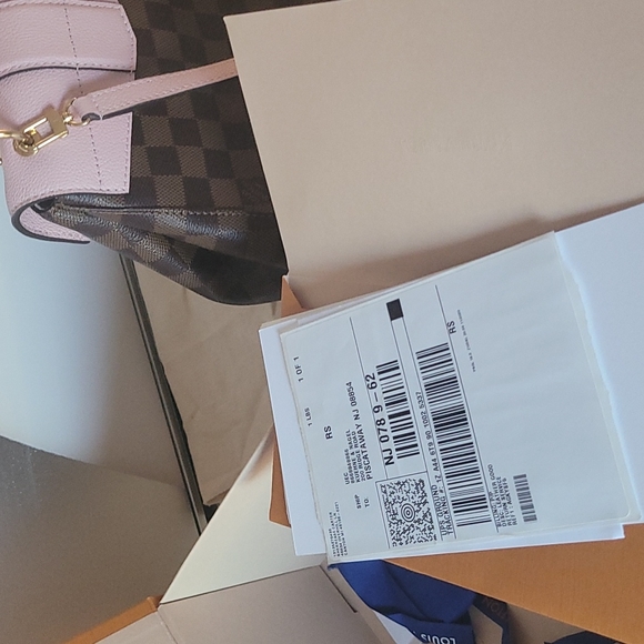 Louis Vuitton Clapton Backpack. Pink Damere print. - Picture 6 of 13